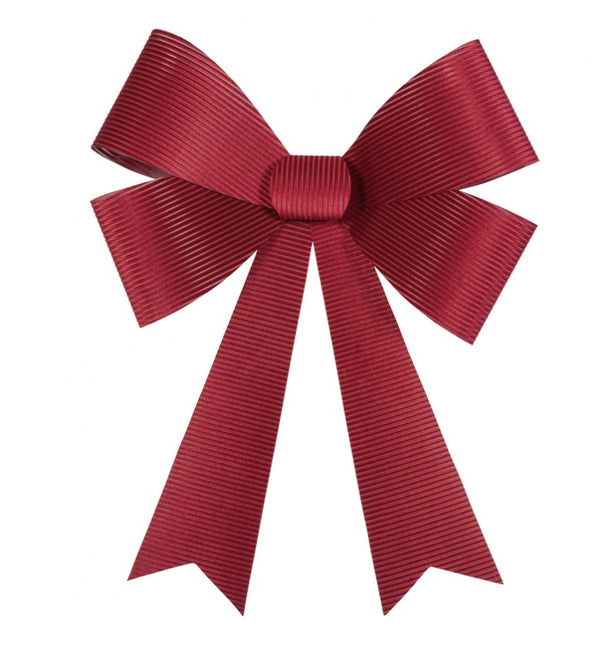 Velours à nœud rouge bordeaux 86cm