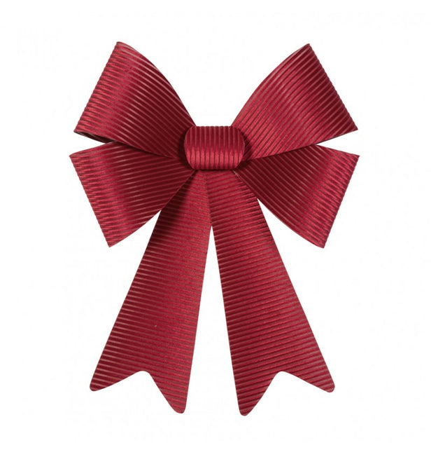 Velours à nœud rouge bordeaux 66cm