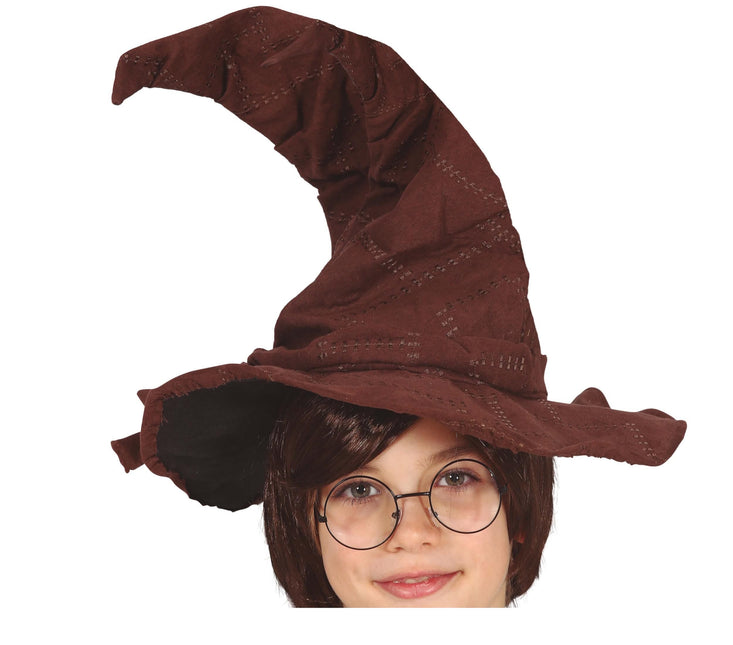 Chapeau marron enfant sorcier