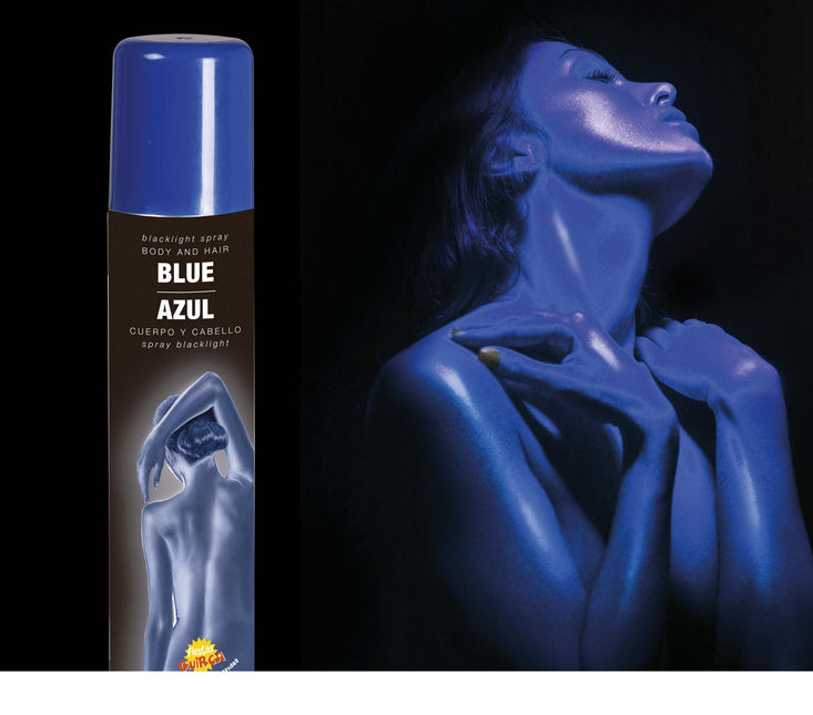 Spray pour cheveux et corps UV Blue 75ml