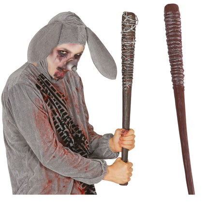 Halloween Chauve-souris de baseball barbelée 73cm