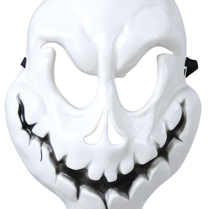 Masque d'Halloween blanc fantôme