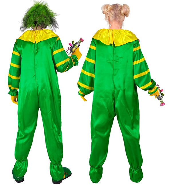 Clown de l'horreur de l'espace Vert Jaune