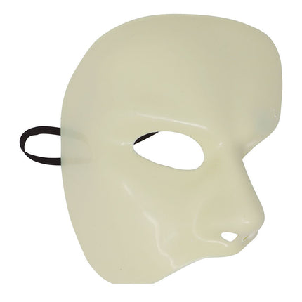 Masque d'Halloween demi-blanc