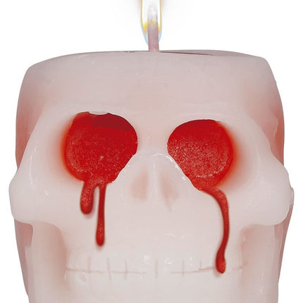 Bougie d'Halloween Bloody Skull 6cm
