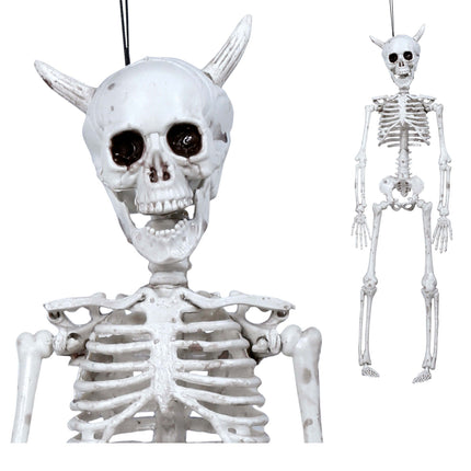 Décoration suspendue d'Halloween Diable Squelette 40cm