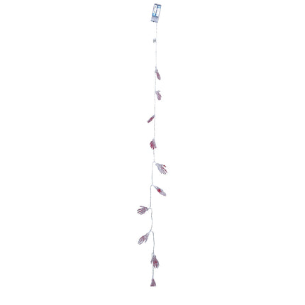 Guirlande lumineuse d'Halloween LED Main de squelette 1.15m