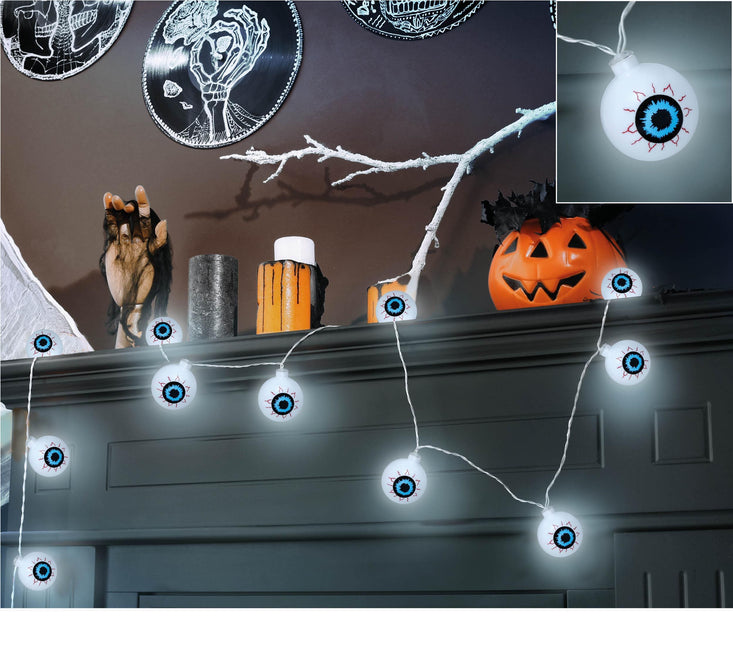 Guirlande lumineuse Halloween LED Eyes 1.3m
