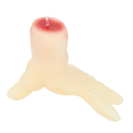 Bougie Halloween Main Sanglante 15cm