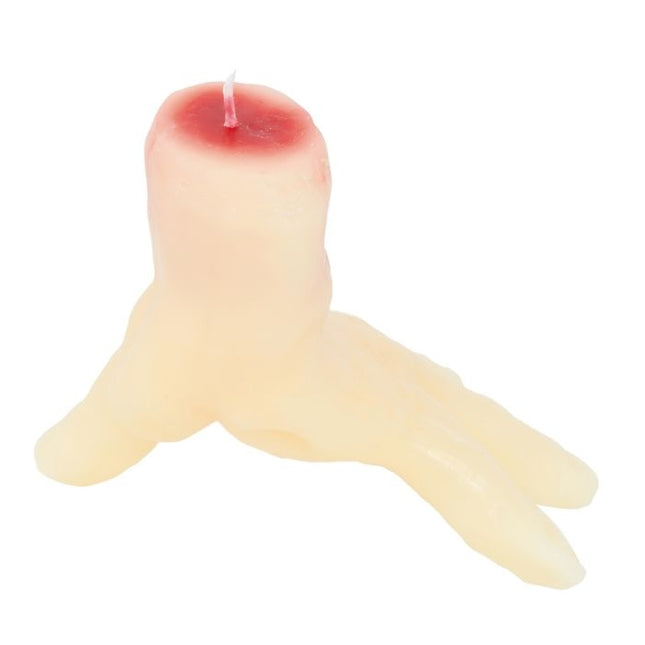 Bougie Halloween Main Sanglante 15cm