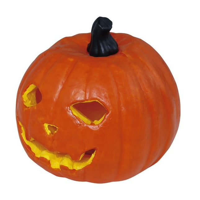 Halloween Pumpkin Light Orange 16cm