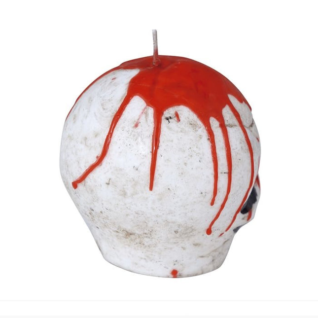Bougie d'Halloween Bloody Skull 10cm