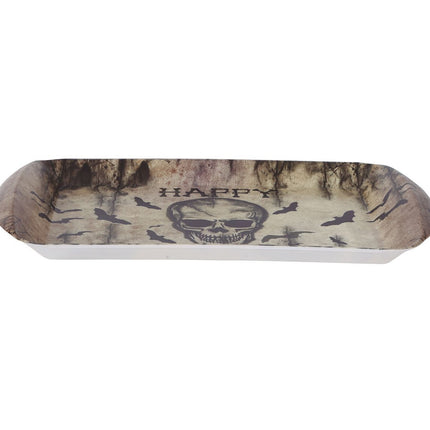 Plateau à crâne d'Halloween 39cm