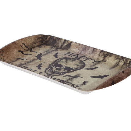 Plateau à crâne d'Halloween 39cm