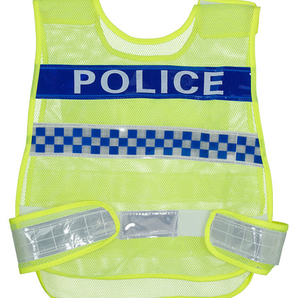 Gilet jaune de la police de la route, adulte