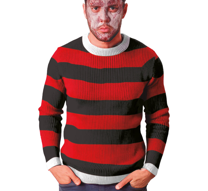 Chandail d'Halloween Rouge Noir Tueur