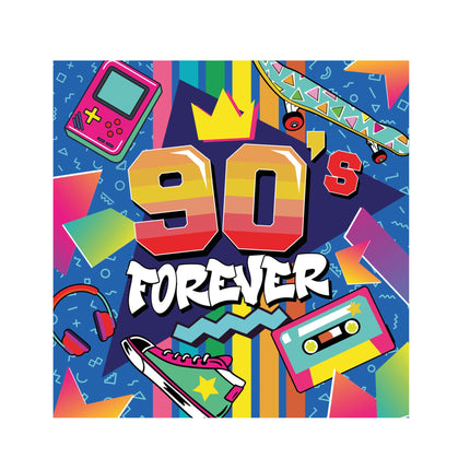 90s Serviettes de table 33cm 12pcs