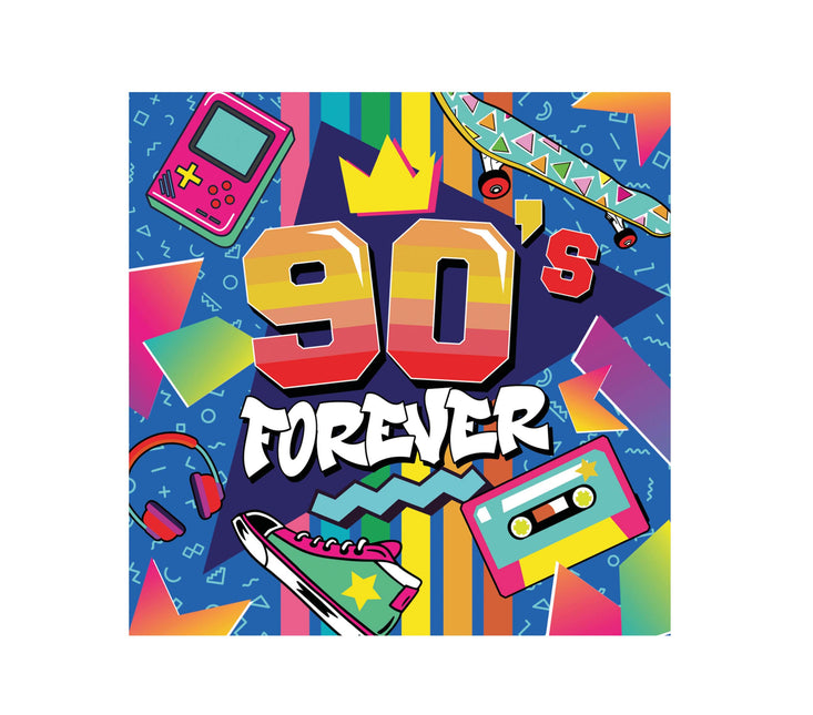 90s Serviettes de table 33cm 12pcs