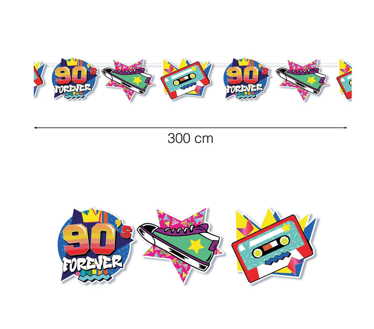 Guirlande des années 90 3m