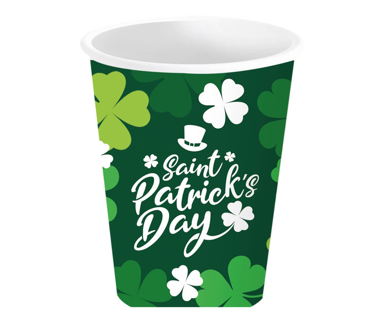 Tasses de la St Patrick 240ml 6pcs