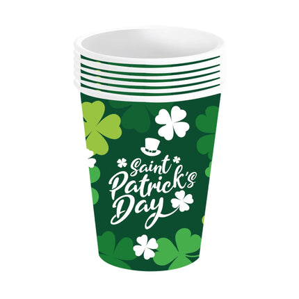 Tasses de la St Patrick 240ml 6pcs