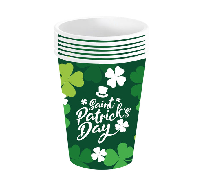 Tasses de la St Patrick 240ml 6pcs