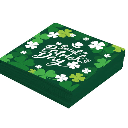 Serviettes de table St Patrick 33cm 12pcs