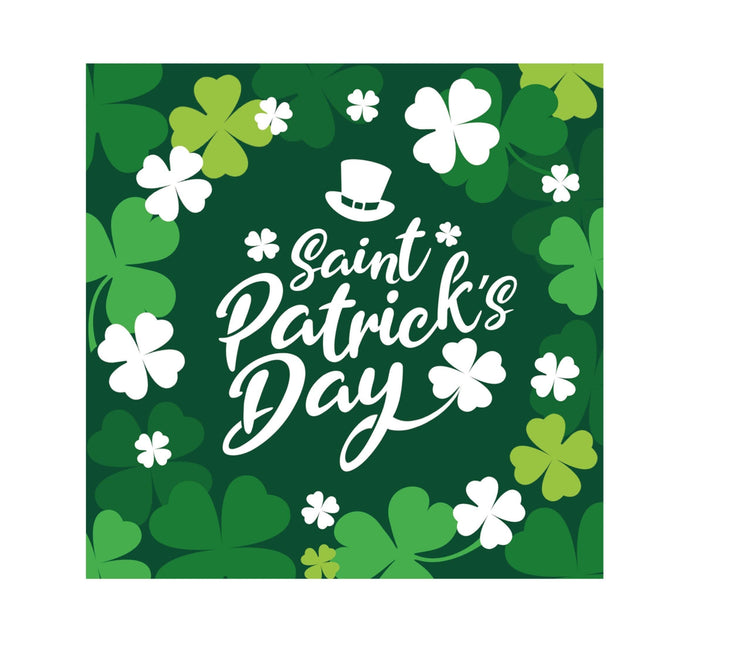 Serviettes de table St Patrick 33cm 12pcs