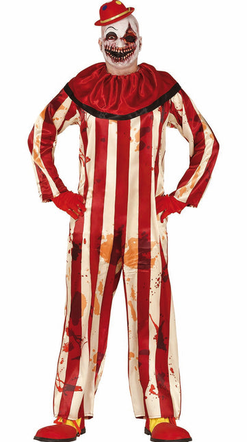 Costume d'Halloween de clown tueur Hommes