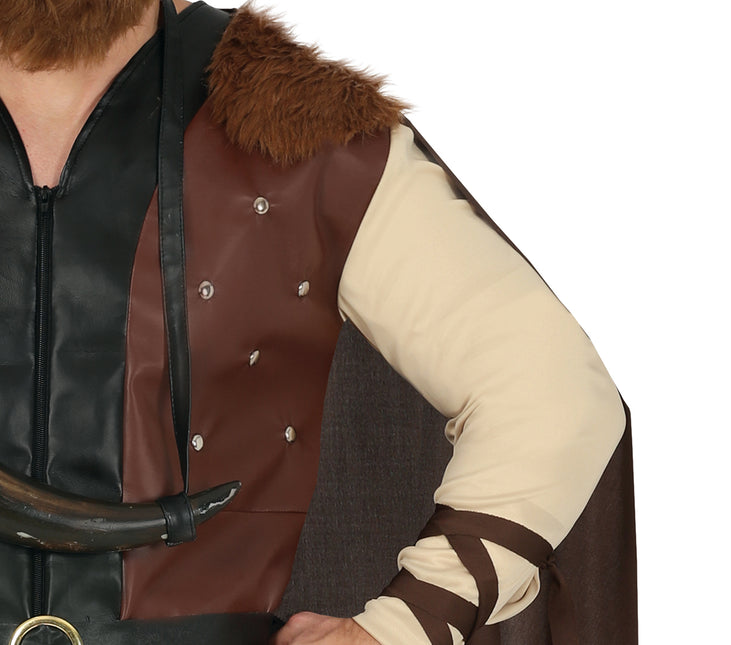 Costume de viking Homme brun