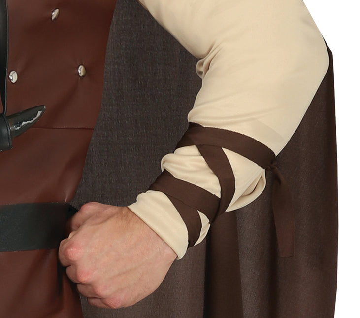 Costume de viking Homme brun