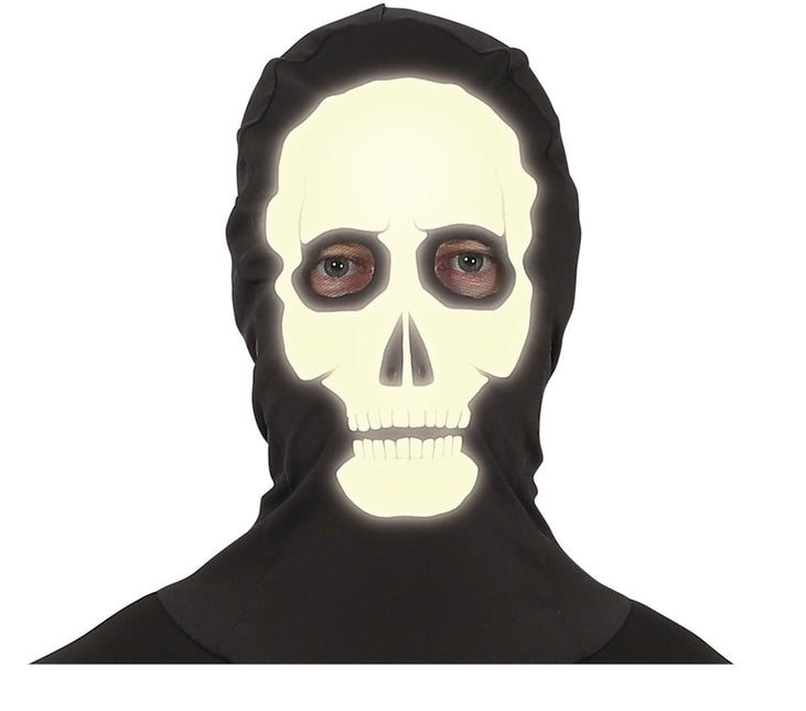 Costume d'Halloween Squelette Homme Noir L