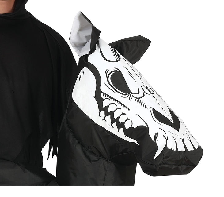 Costume d'Halloween de l'homme chevalin Portez-moi