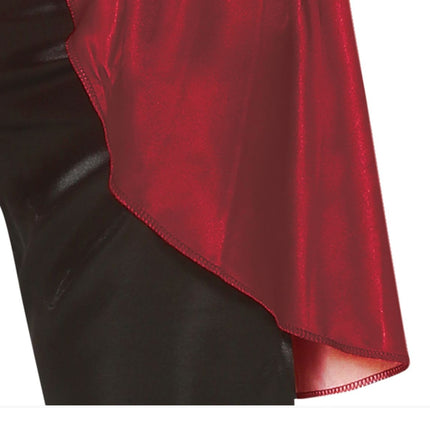 Horror Clown Halloween Costume Ladies Red Gold