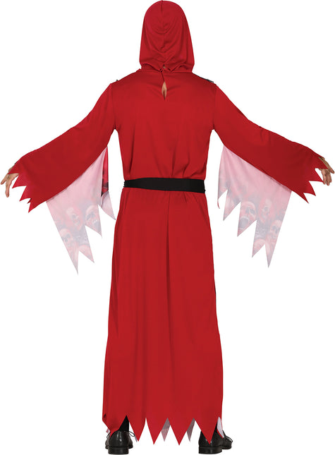 Costume d'Halloween Faucheur rouge pour homme