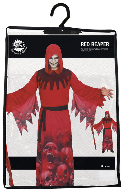 Costume d'Halloween Faucheur rouge pour homme
