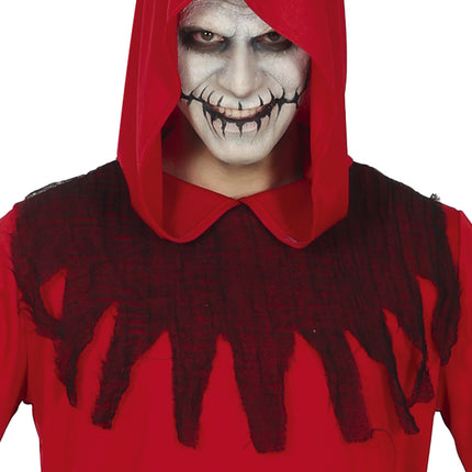 Costume d'Halloween Faucheur rouge pour homme