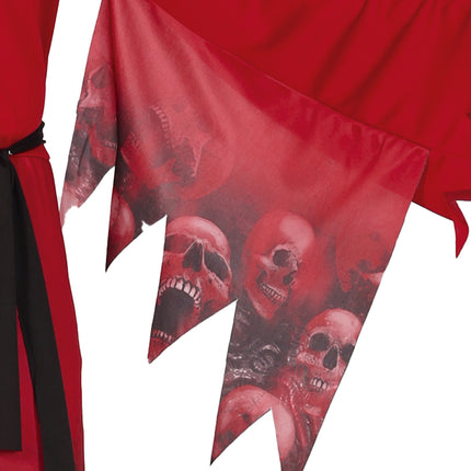 Costume d'Halloween Faucheur rouge pour homme