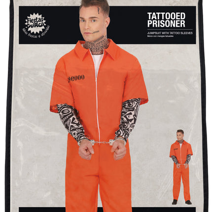 Costume d'Halloween Prisonnier Orange pour homme