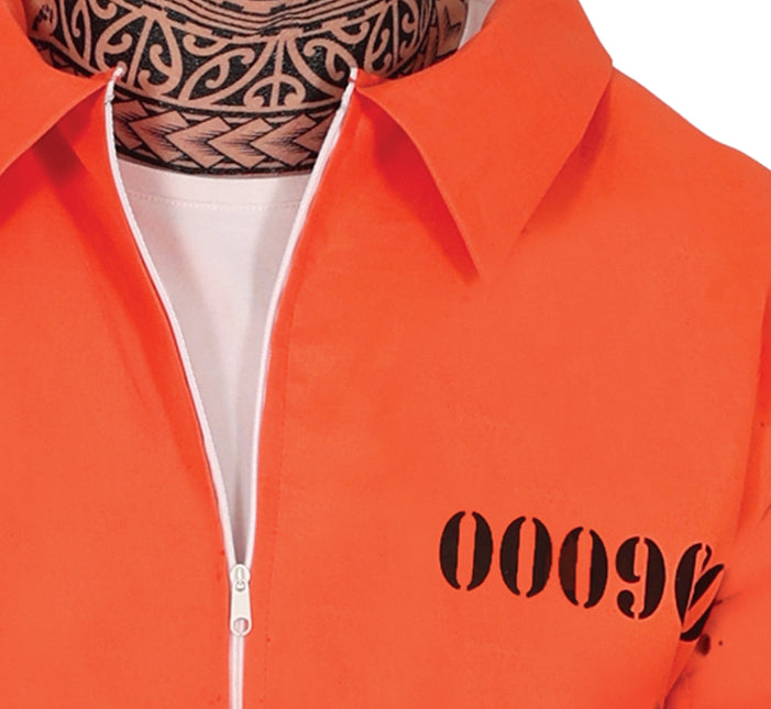 Costume d'Halloween Prisonnier Orange pour homme