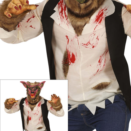 Costume d'Halloween Homme Loup-Garou