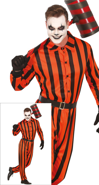 Combinaison d'Halloween Homme Arlequin Prisonnier