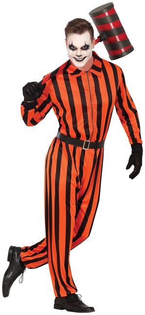 Combinaison d'Halloween Homme Arlequin Prisonnier