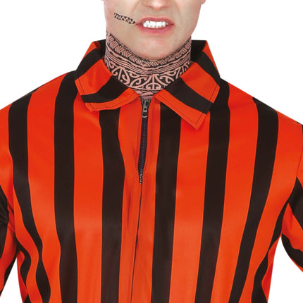 Combinaison d'Halloween Homme Arlequin Prisonnier