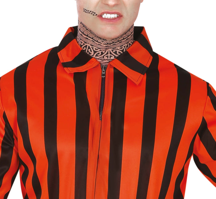 Combinaison d'Halloween Homme Arlequin Prisonnier