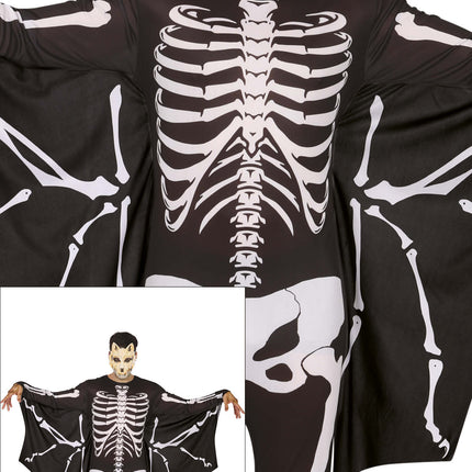 Costume d'Halloween Homme Chauve-Souris Squelette