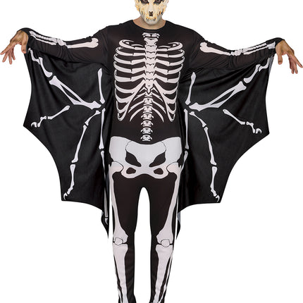 Costume d'Halloween Homme Chauve-Souris Squelette