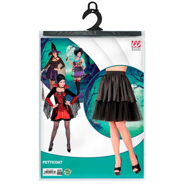 Jupe noire en tulle