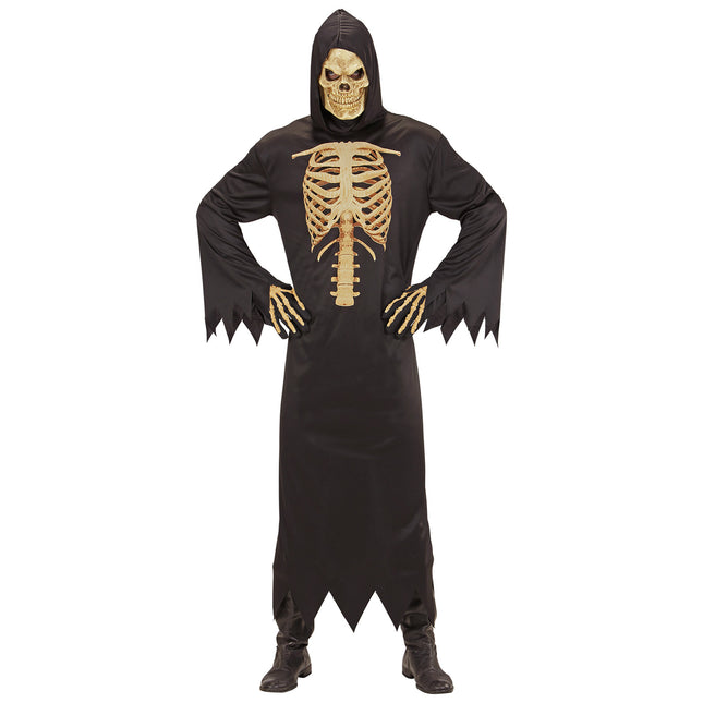 Costume d'Halloween Faucheur squelette pour homme