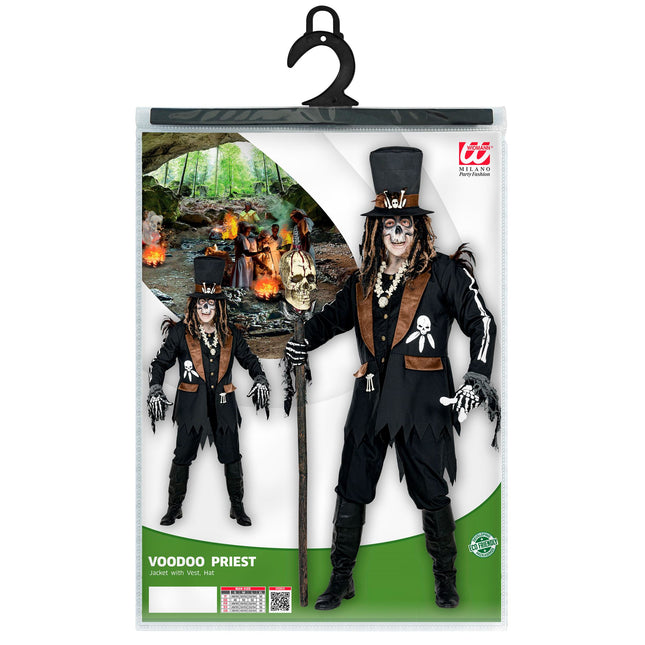 Costume d'Halloween Hommes Voodoo 3 pièces